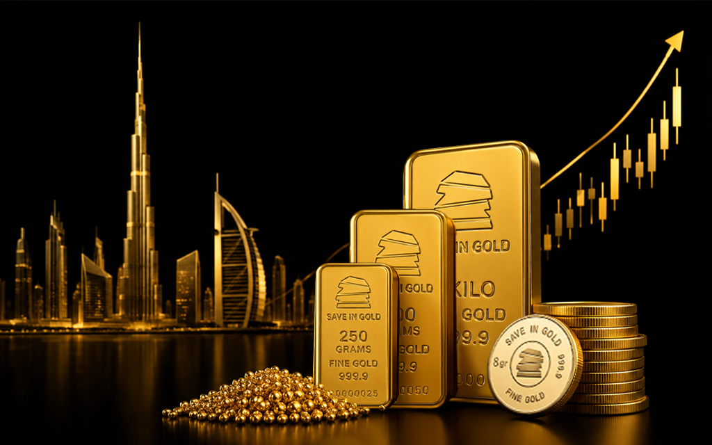 Gold in the UAE: Prices, 24K Bars & Bullion | Save In Gold